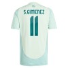 Camiseta de fútbol México Santiago Gimenez 11 Segunda Equipación 2024 - Hombre